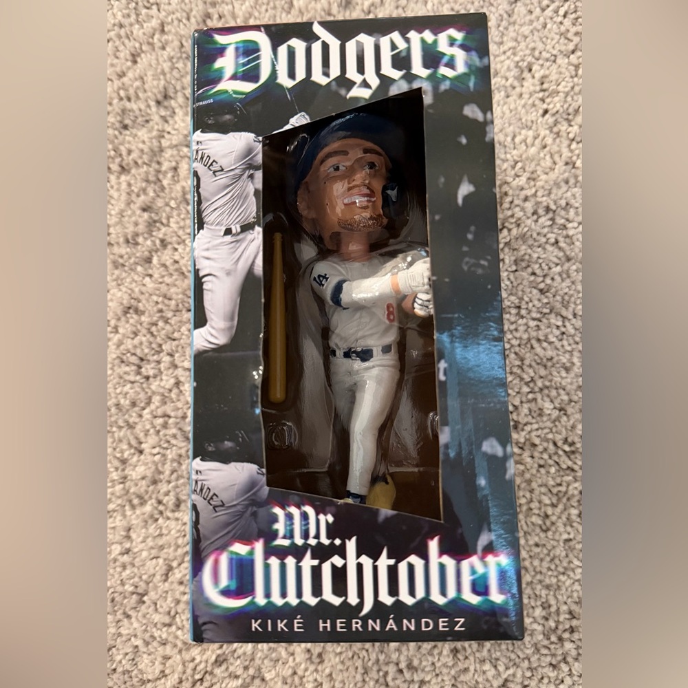 LA Dodgers Kike Hernandez bubble head